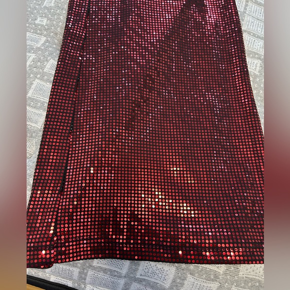 NWOT Red Sequin Pants 🎁 - Picture 2 of 6